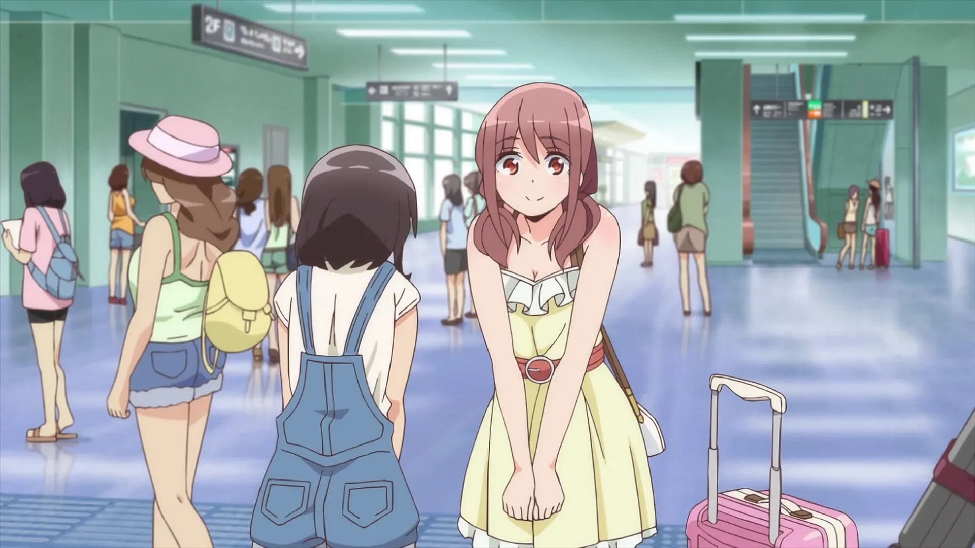 Харука и Каната принимают подачу screenshot 2